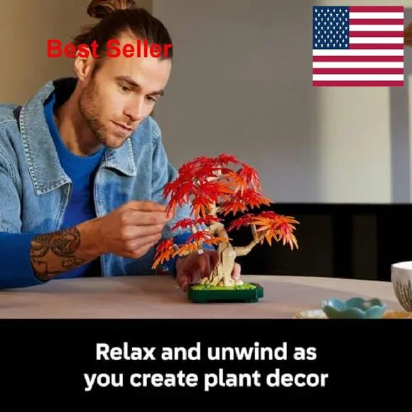 Botanical Bonsai Tree Building Kit Adult DIY Craft Home Decor Unique